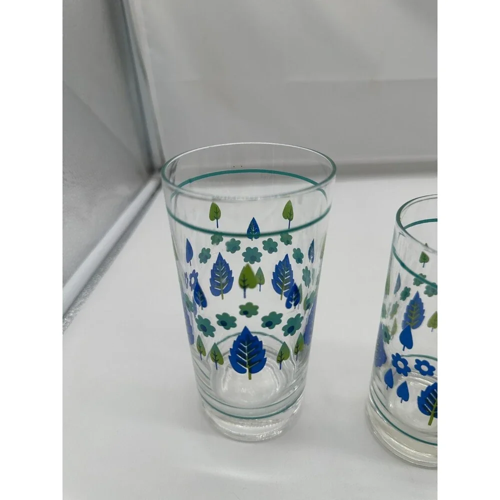 Set Of 6 Vintage Marcrest Swiss Alpine Chalet Juice Tumbler 4 8 & 10 oz MCM USA